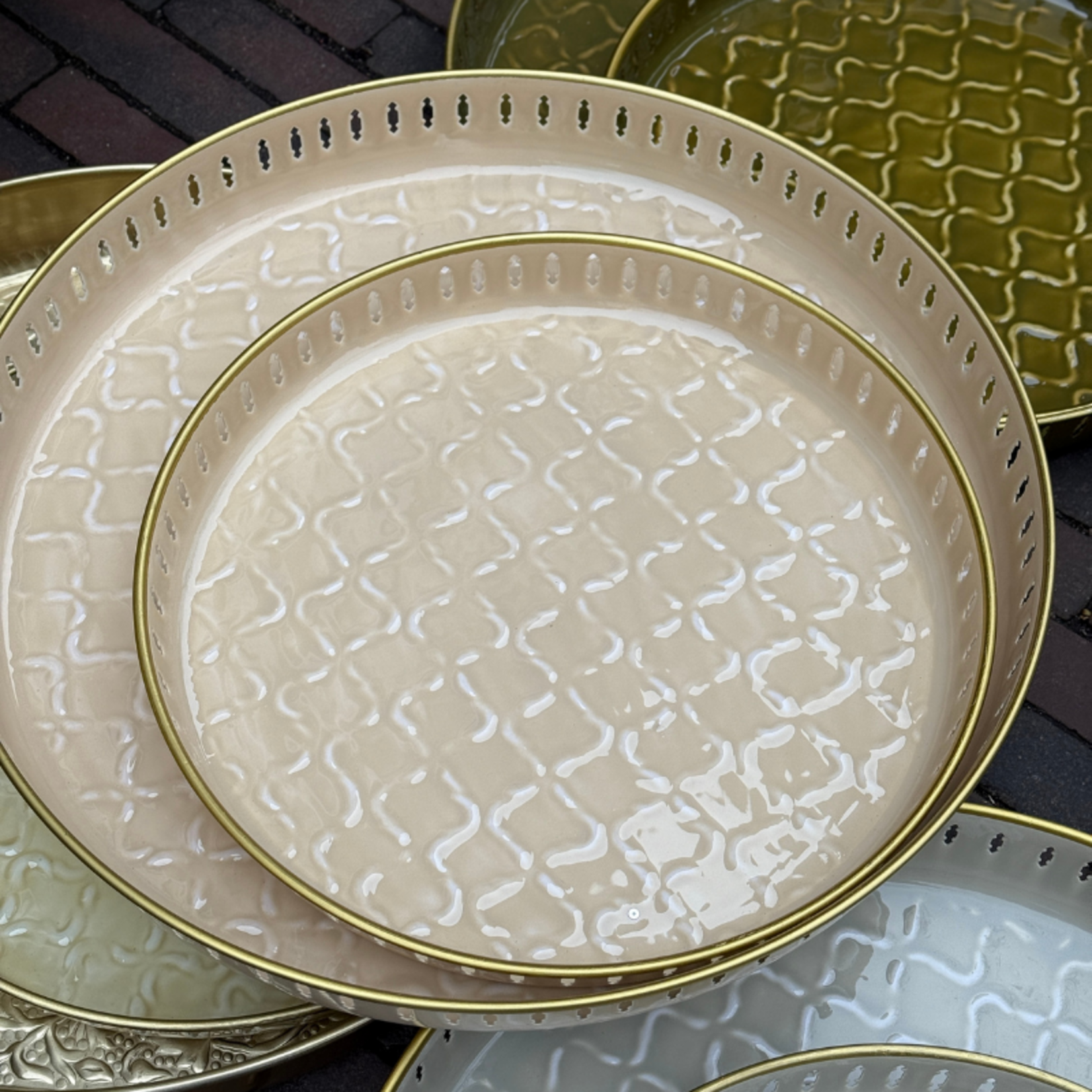 Dienblad Riviera  - nude - M