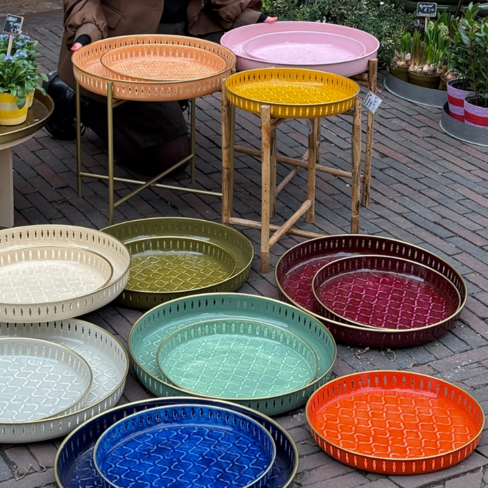 Dienblad Riviera - Orange - S