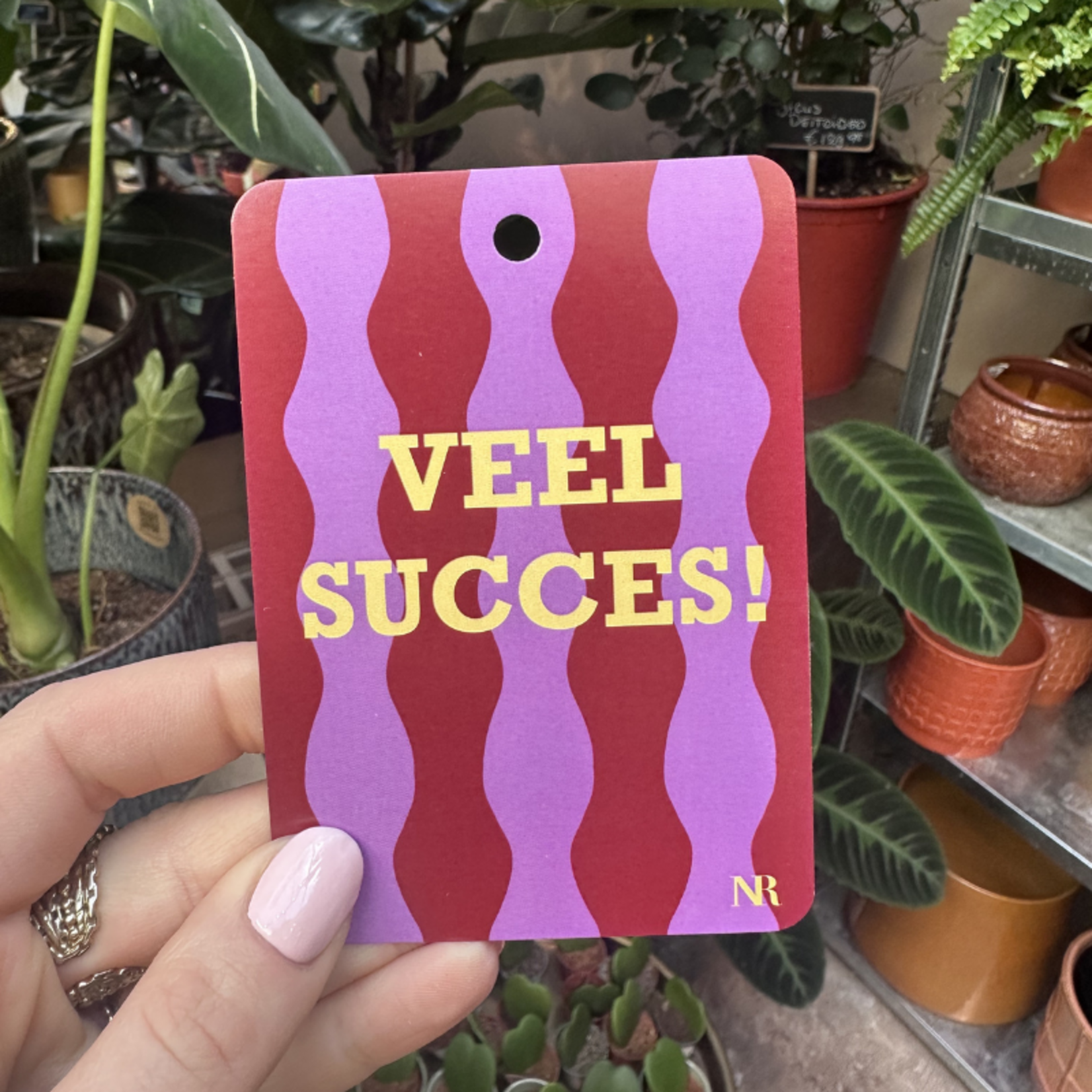 Kaart klein - Veel succes