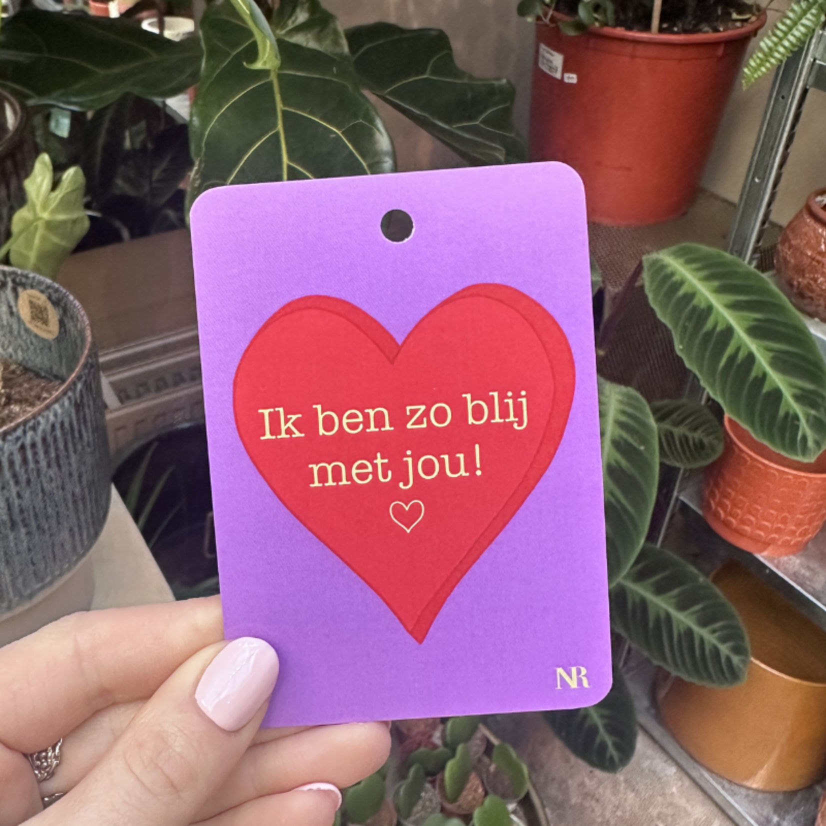 Kaart klein - Ik ben zo blij met jou