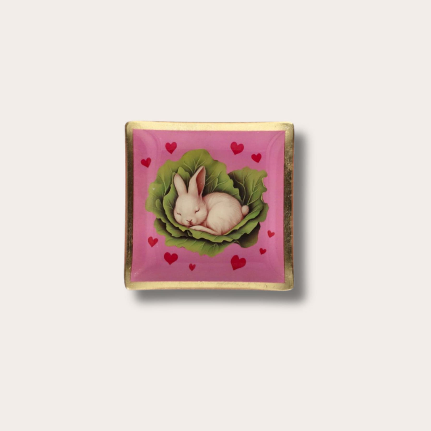 Love Plate - Bunny pink