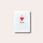 Cadeaukaartje - I love you