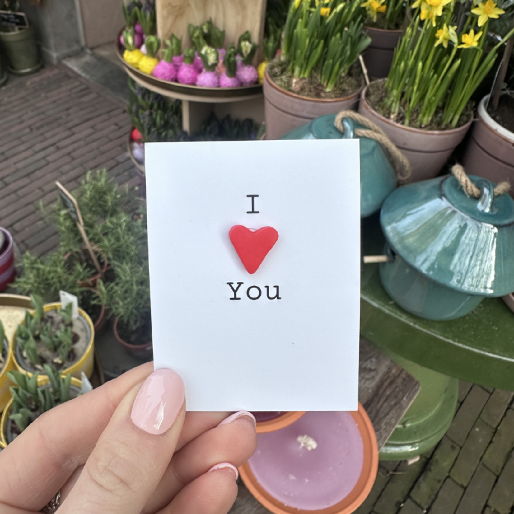 Cadeaukaartje - I love you