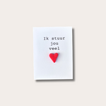 Cadeaukaartje - Ik stuur jou veel liefde