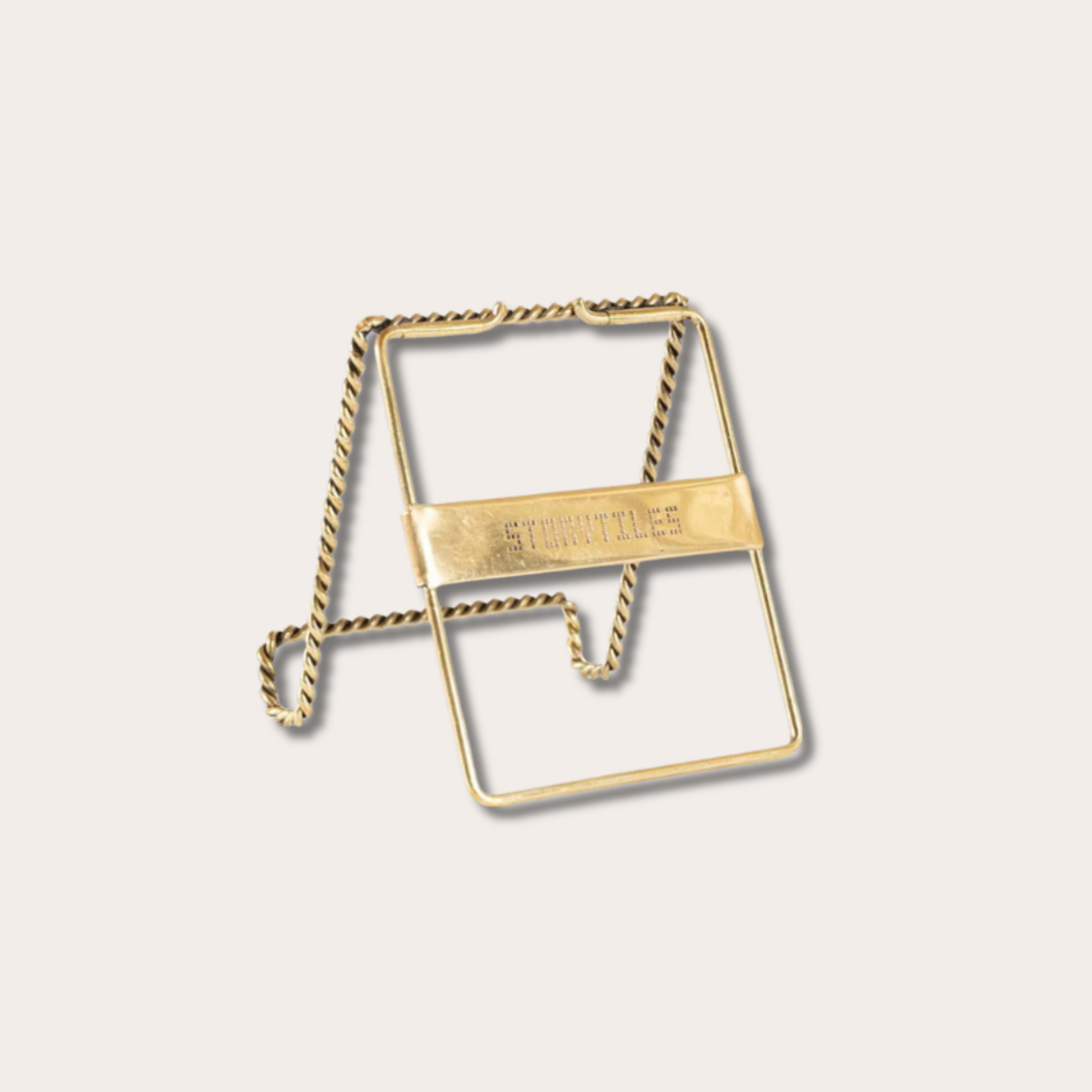 Storytiles Tegelstandaard - goud - gevlochten