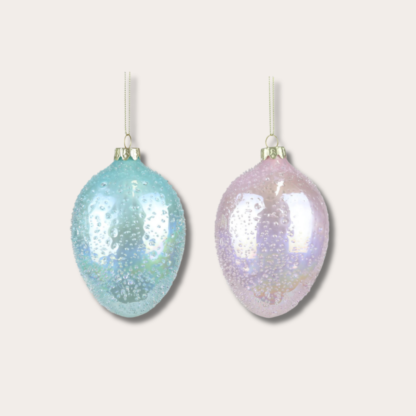 Paas ornament - glas crush