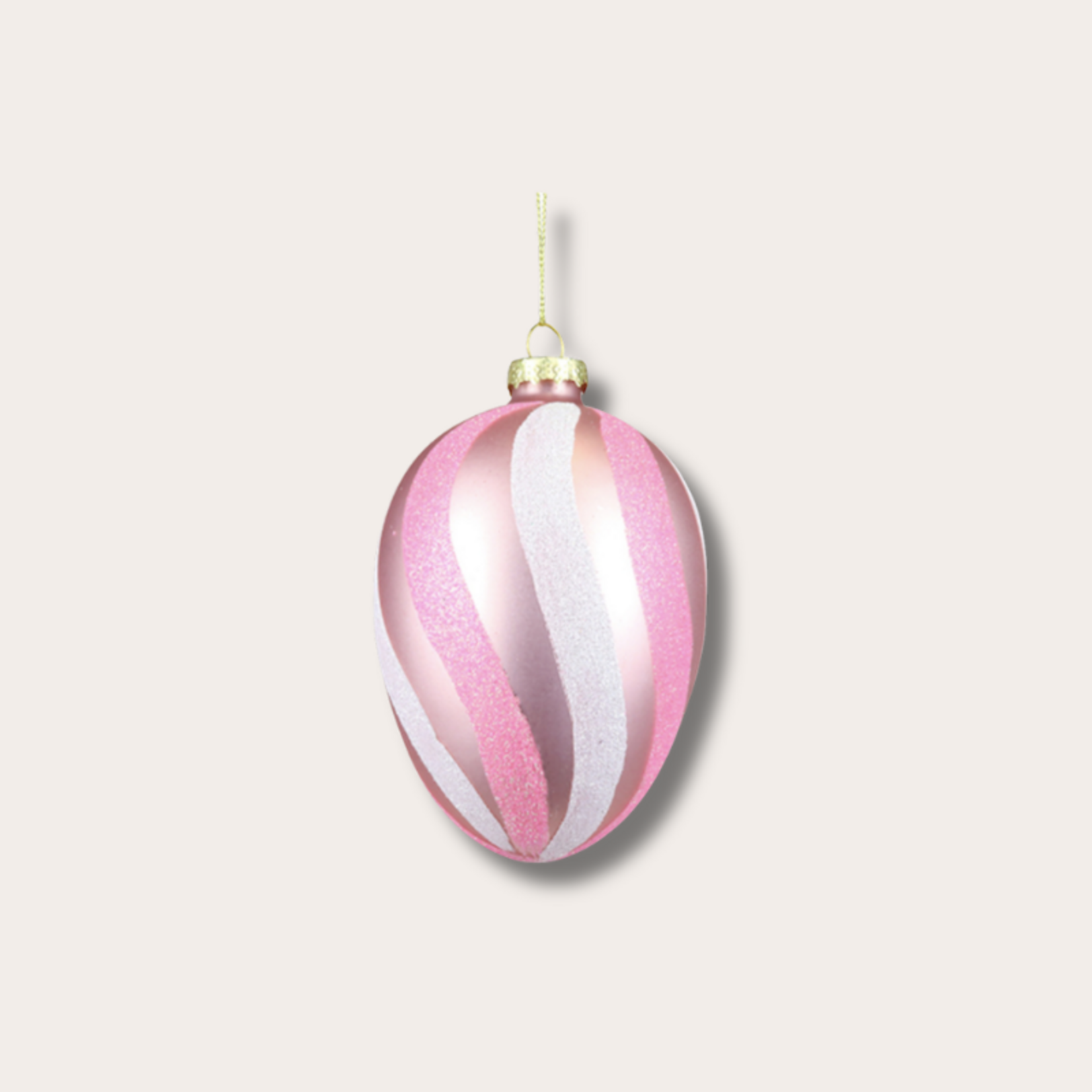 Paas ornament - swirl - paars/roze