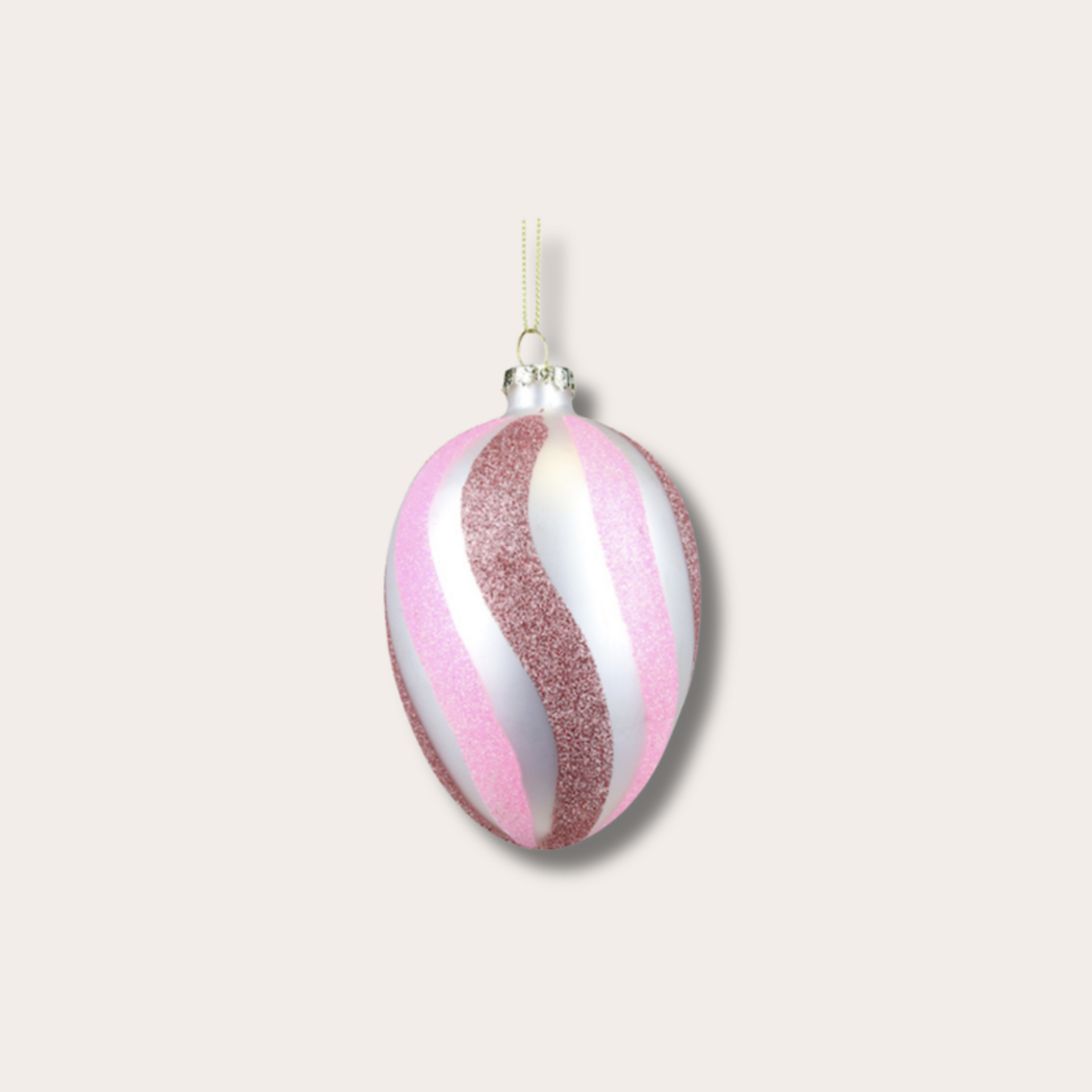 Paas ornament - swirl - paars/roze