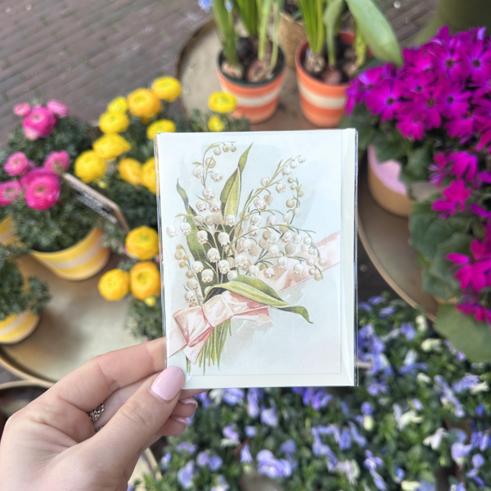 Wenskaart - Lelietje van dalen