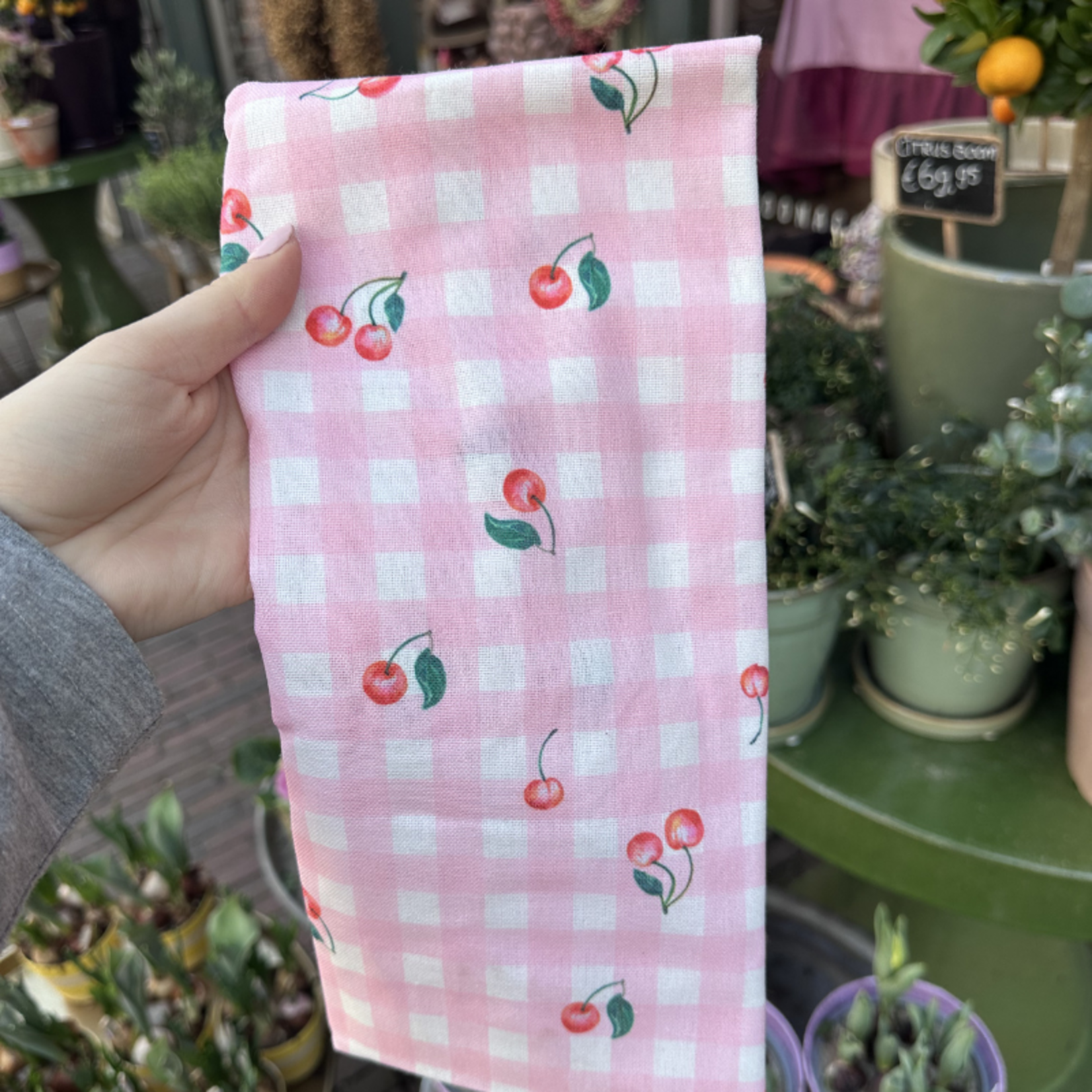 Tafelloper Kers - Roze