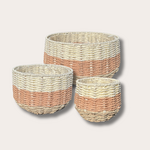 Mand Riet - Wit/zalm