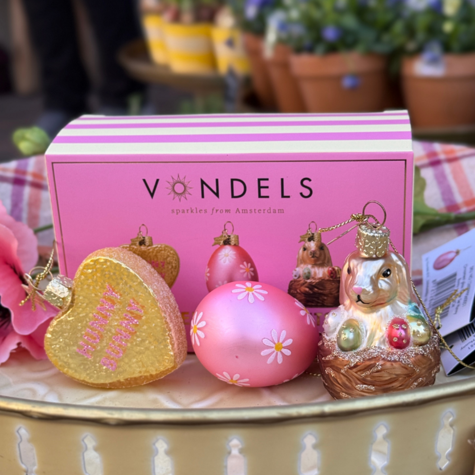 Vondels Paasornamenten Vondels - Easter Set Hunny Bunny