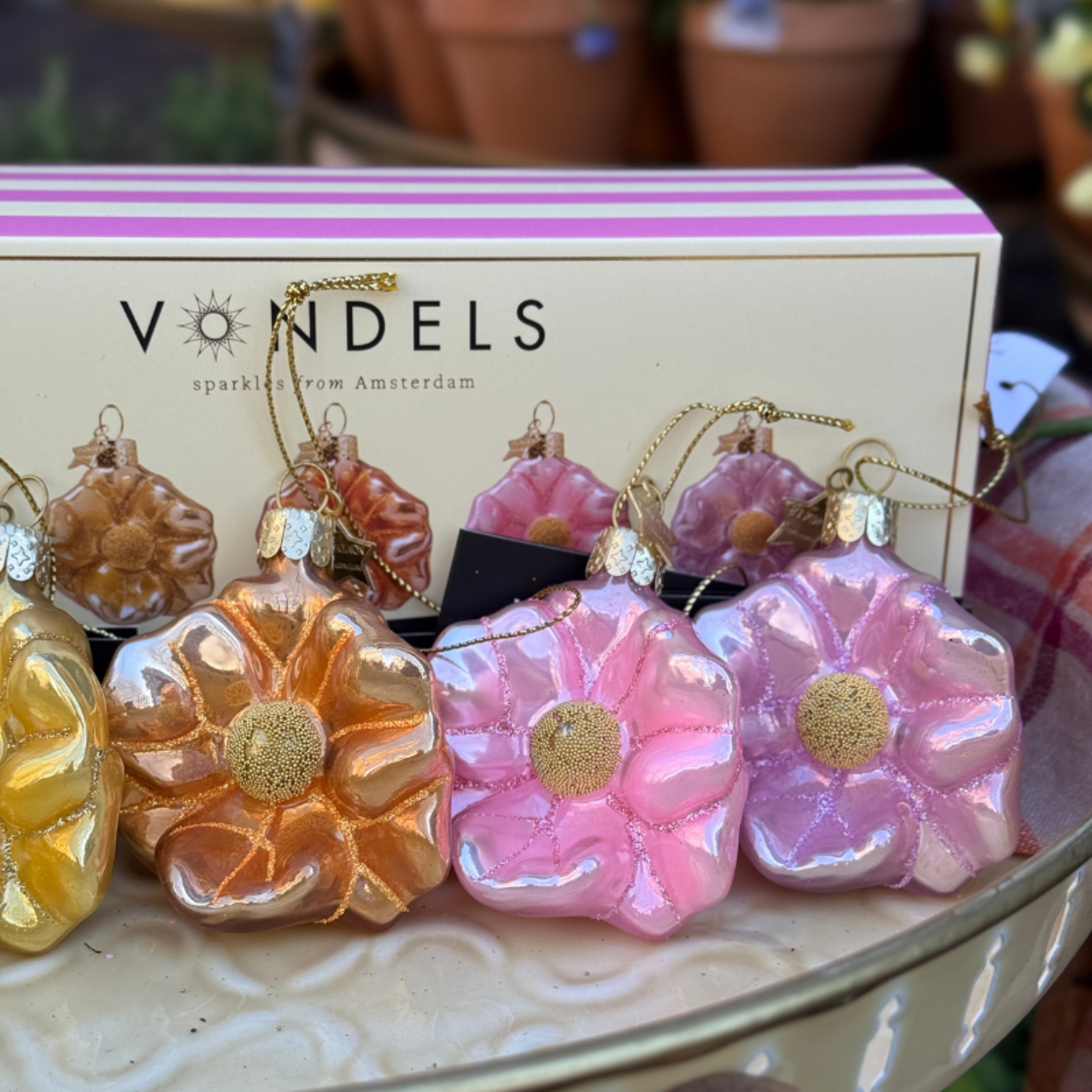 Vondels Paasornamenten Vondels - Easter Set Fancy Flowers