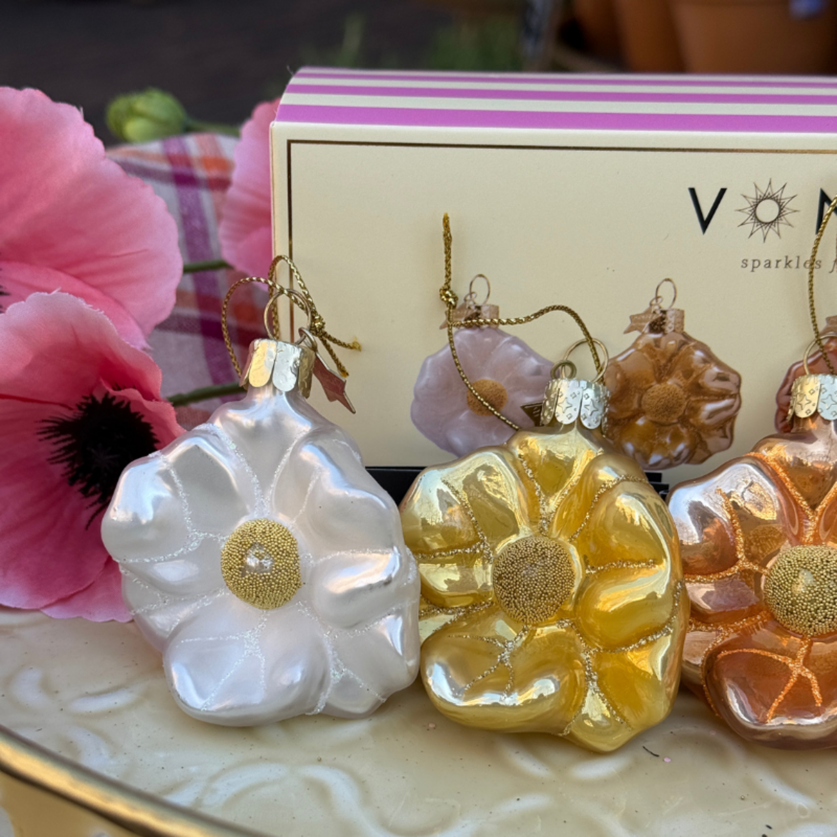 Vondels Paasornamenten Vondels - Easter Set Fancy Flowers