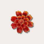 Keramieken bloem - Daisy - Oranje