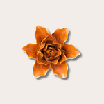 Keramieken bloem - Lelie - Oranje