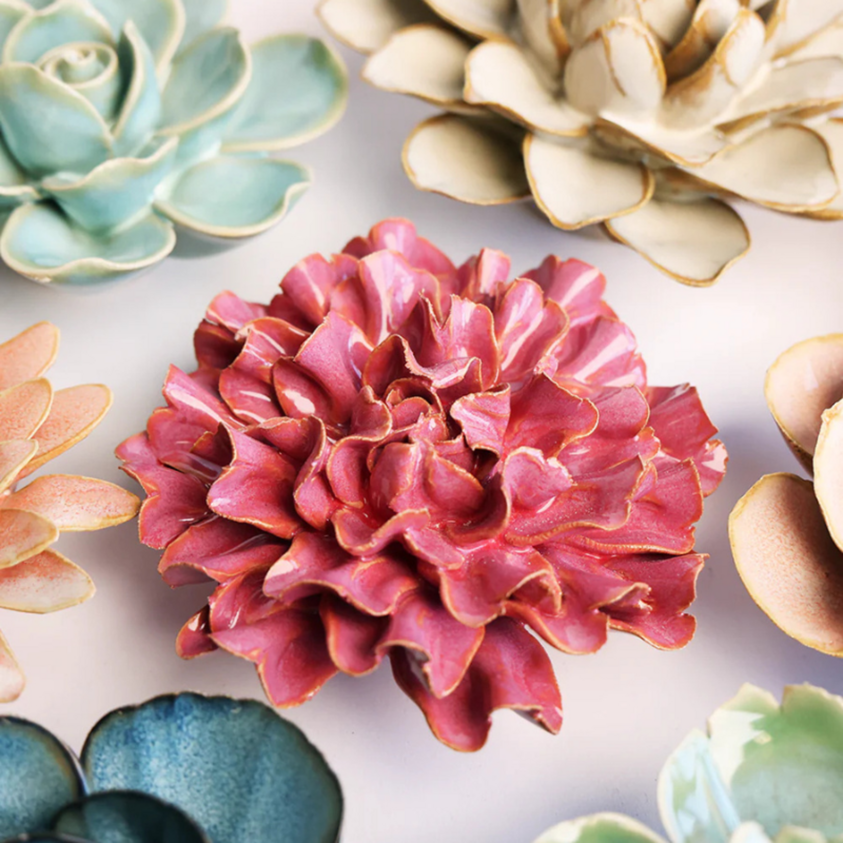 Keramieken boem - Anjer - Roze