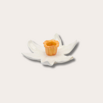 Kandelaar - Bloem - Wit