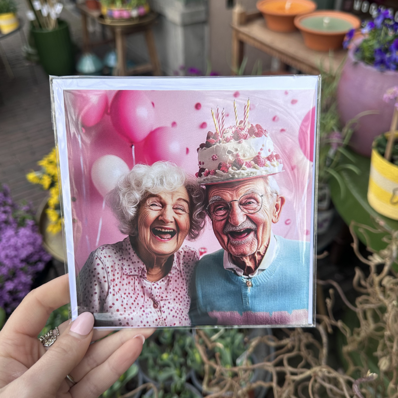 Kaart - Birthday couple