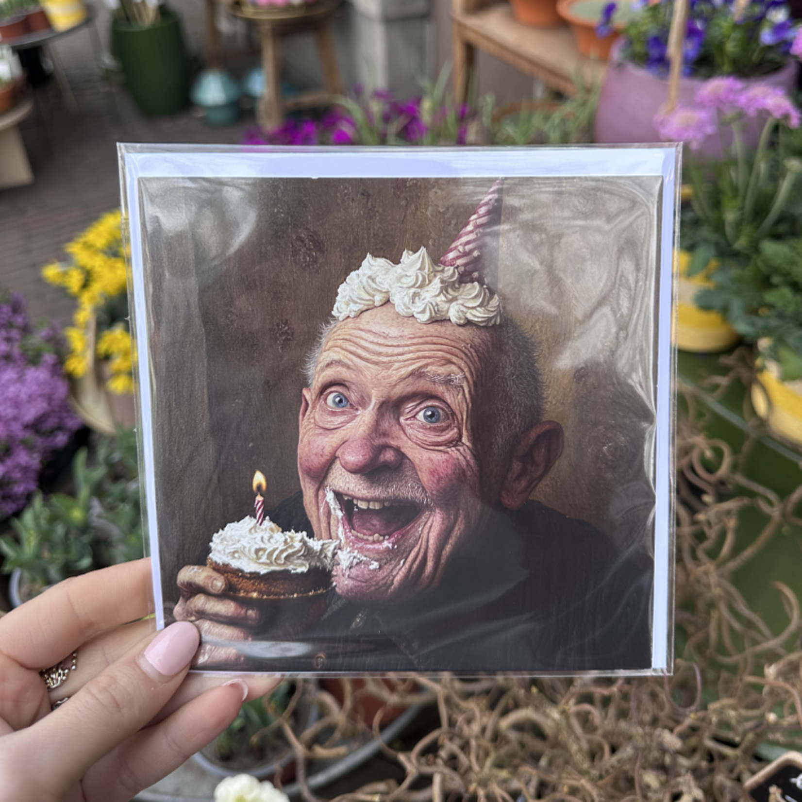 Kaart - Hiep hiep hoera