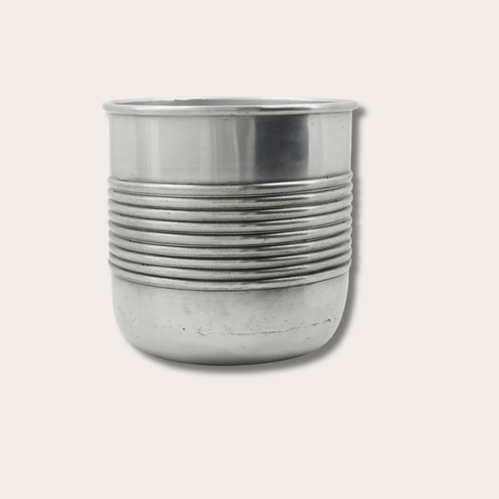 Pot - Ribbel - Zilver