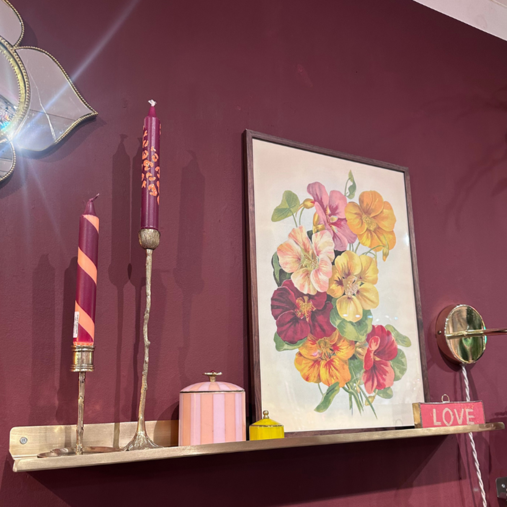 Wandplank - Messing - M