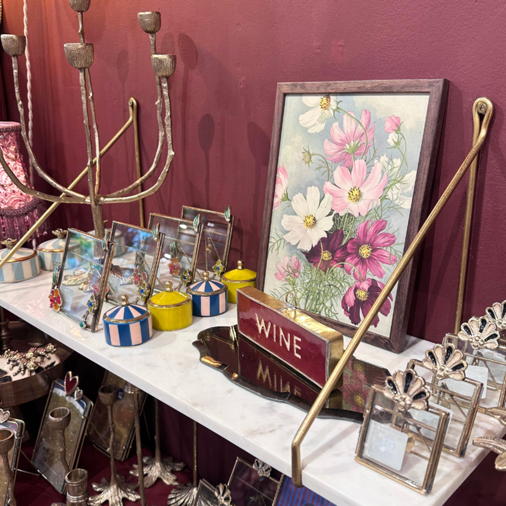 Wandplank beugels - Messing