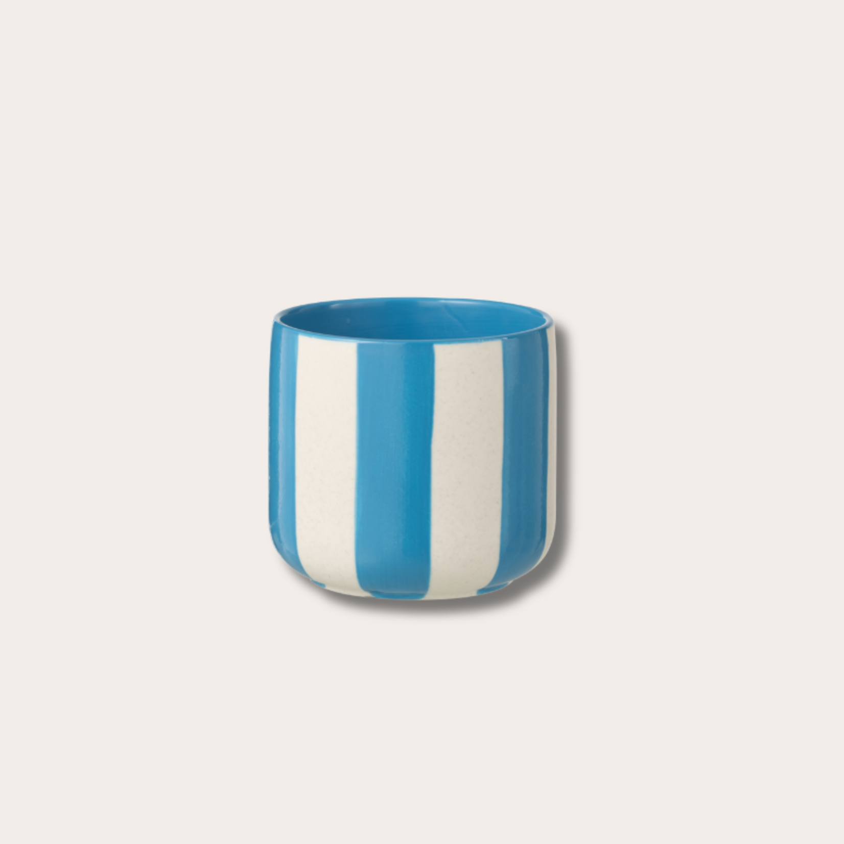 Pot - Bella - Streep - Blauw/wit