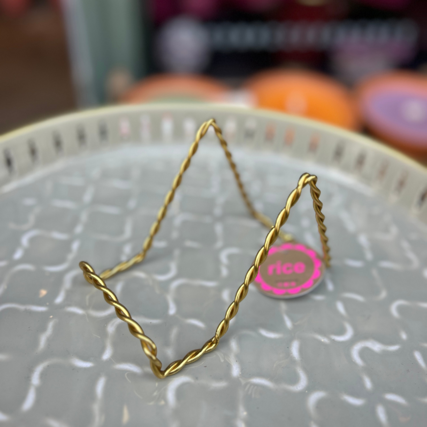 Gevlochten standaard - Goud