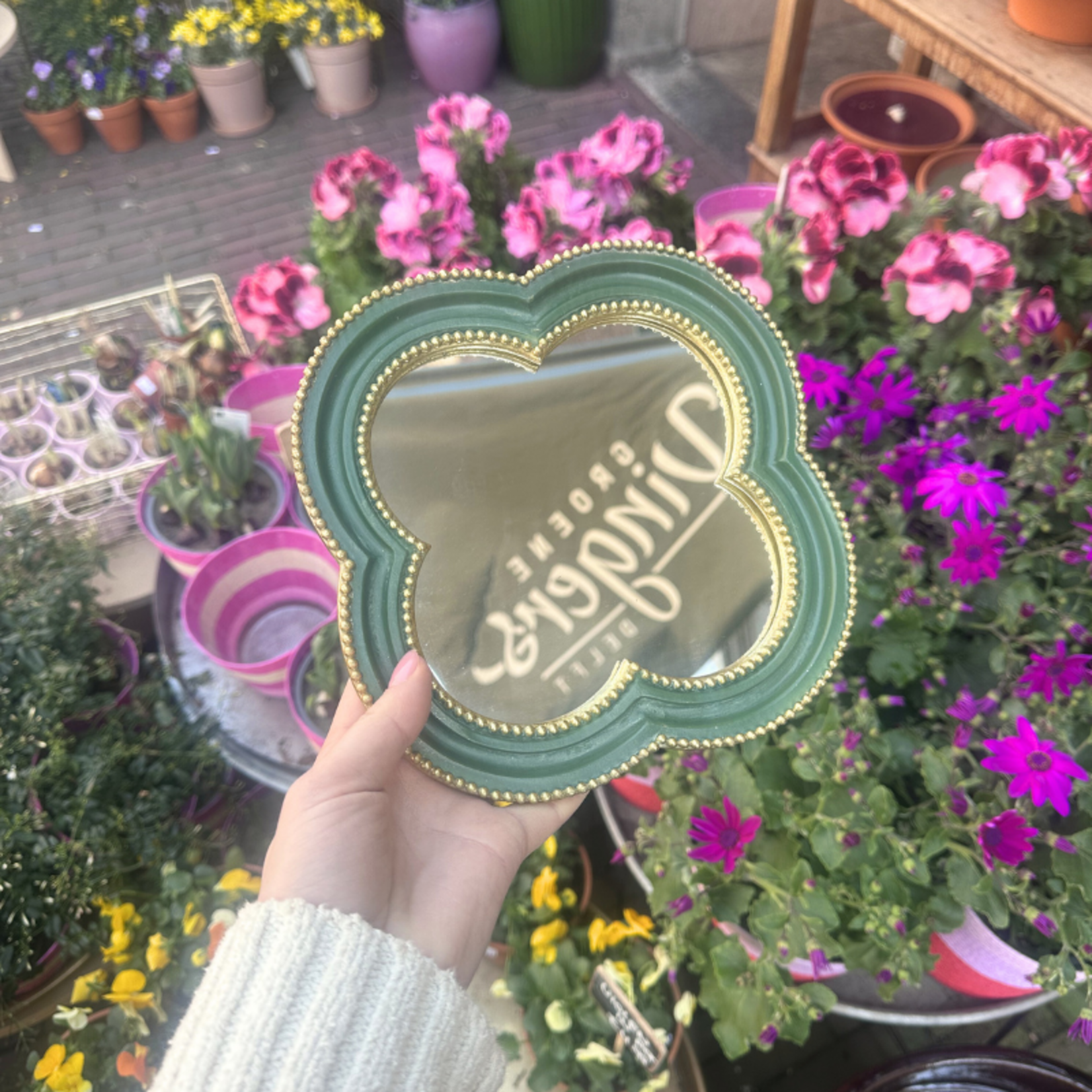 Spiegel - Flor - Groen