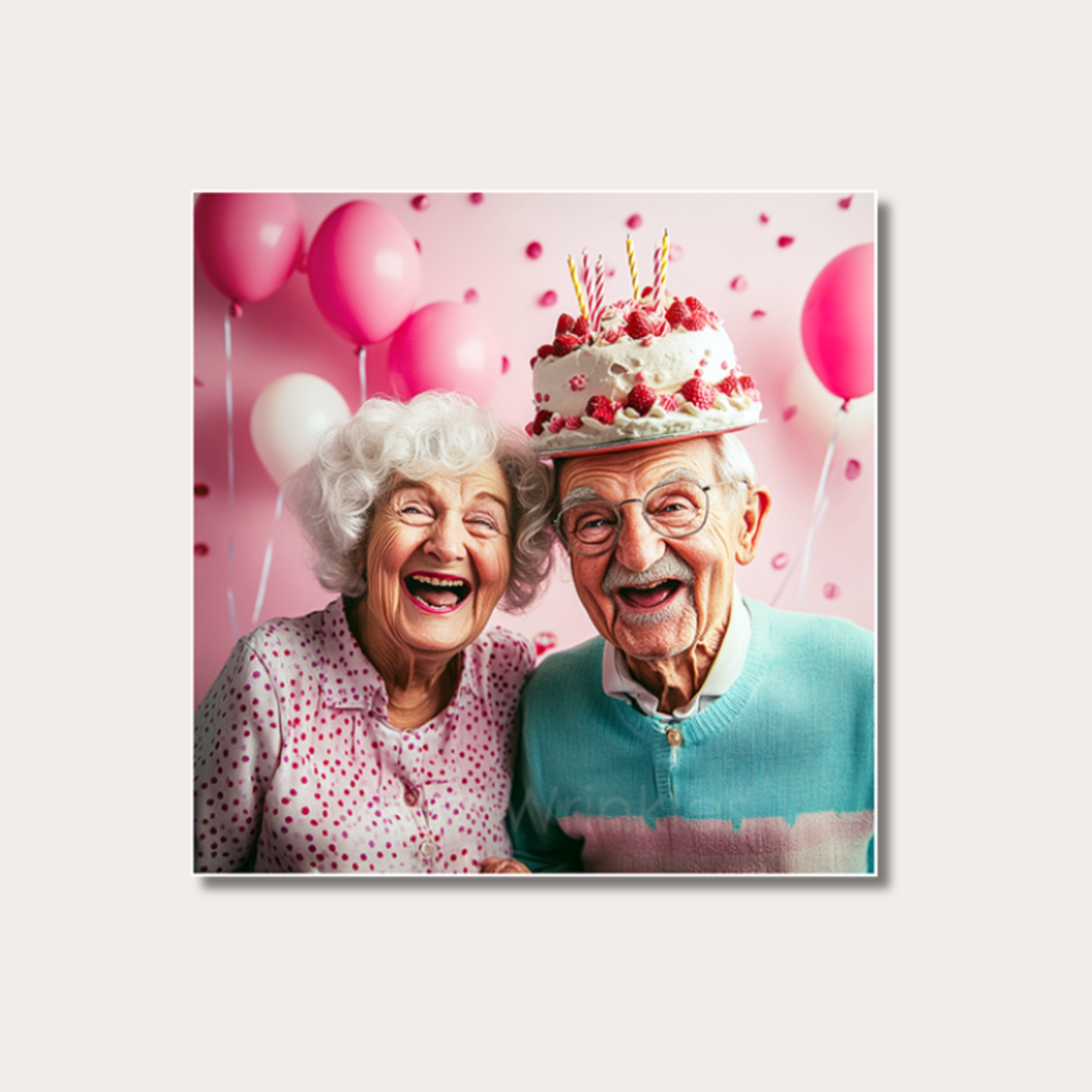 Kaart - Birthday couple