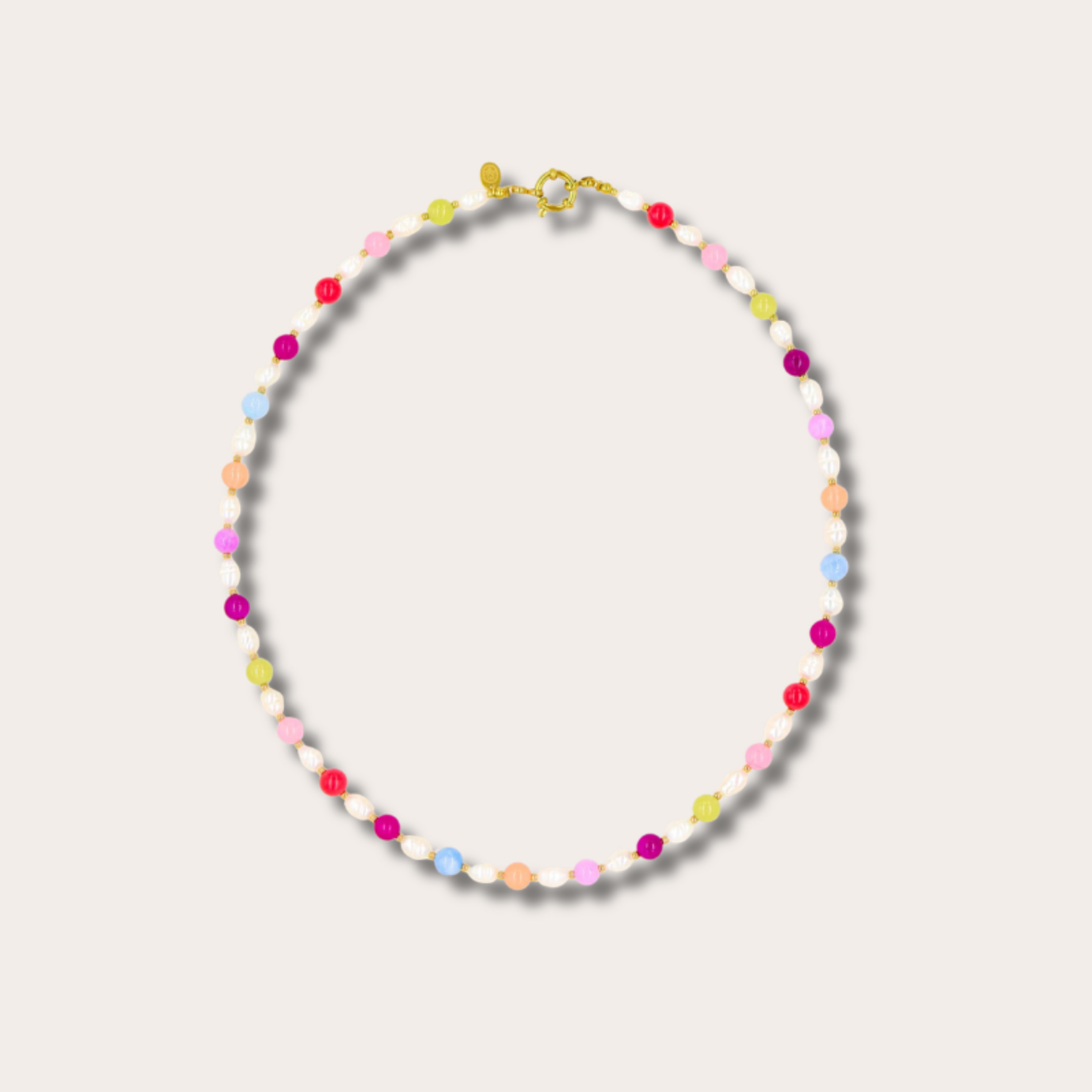 Ketting - Rainbow Pearl