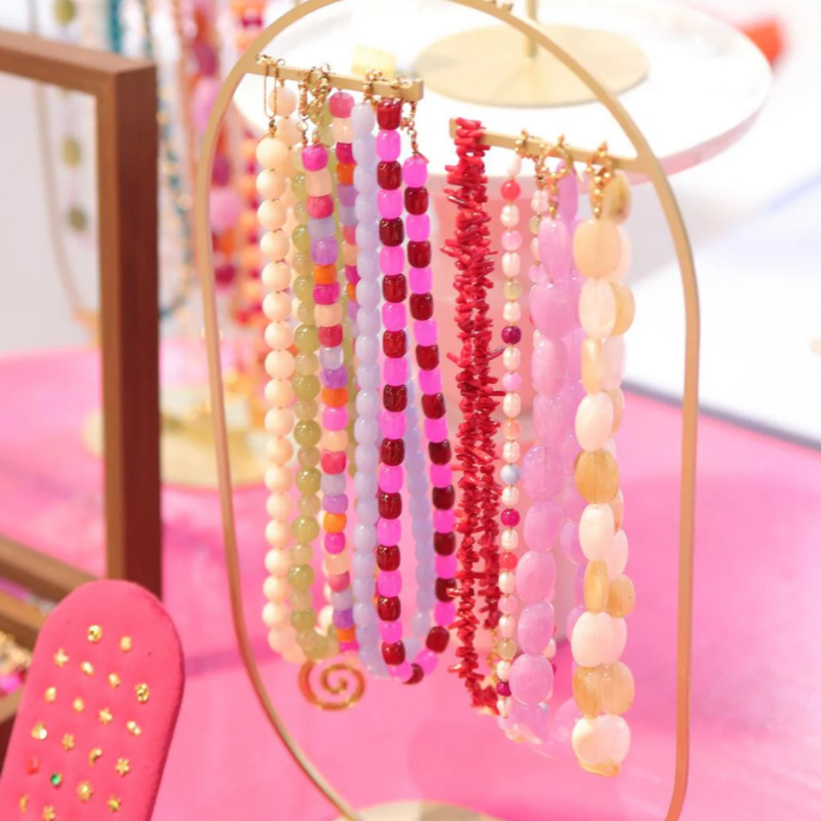 Ketting - Rainbow Pearl