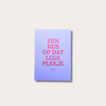 Kaart - Een kus op dat lege plekje