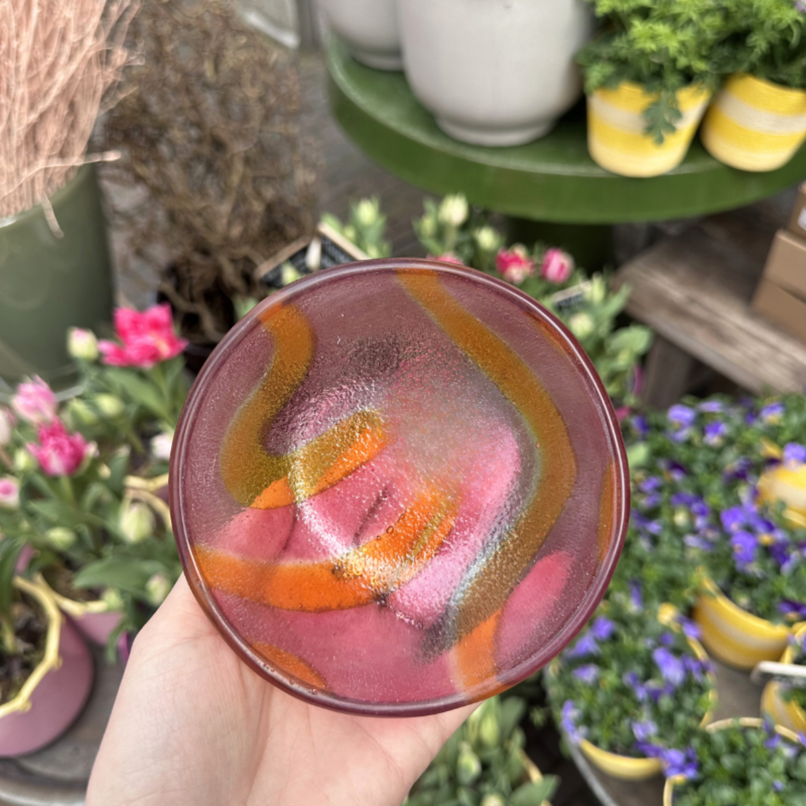 Schaaltje - Glas - Multicolor - S