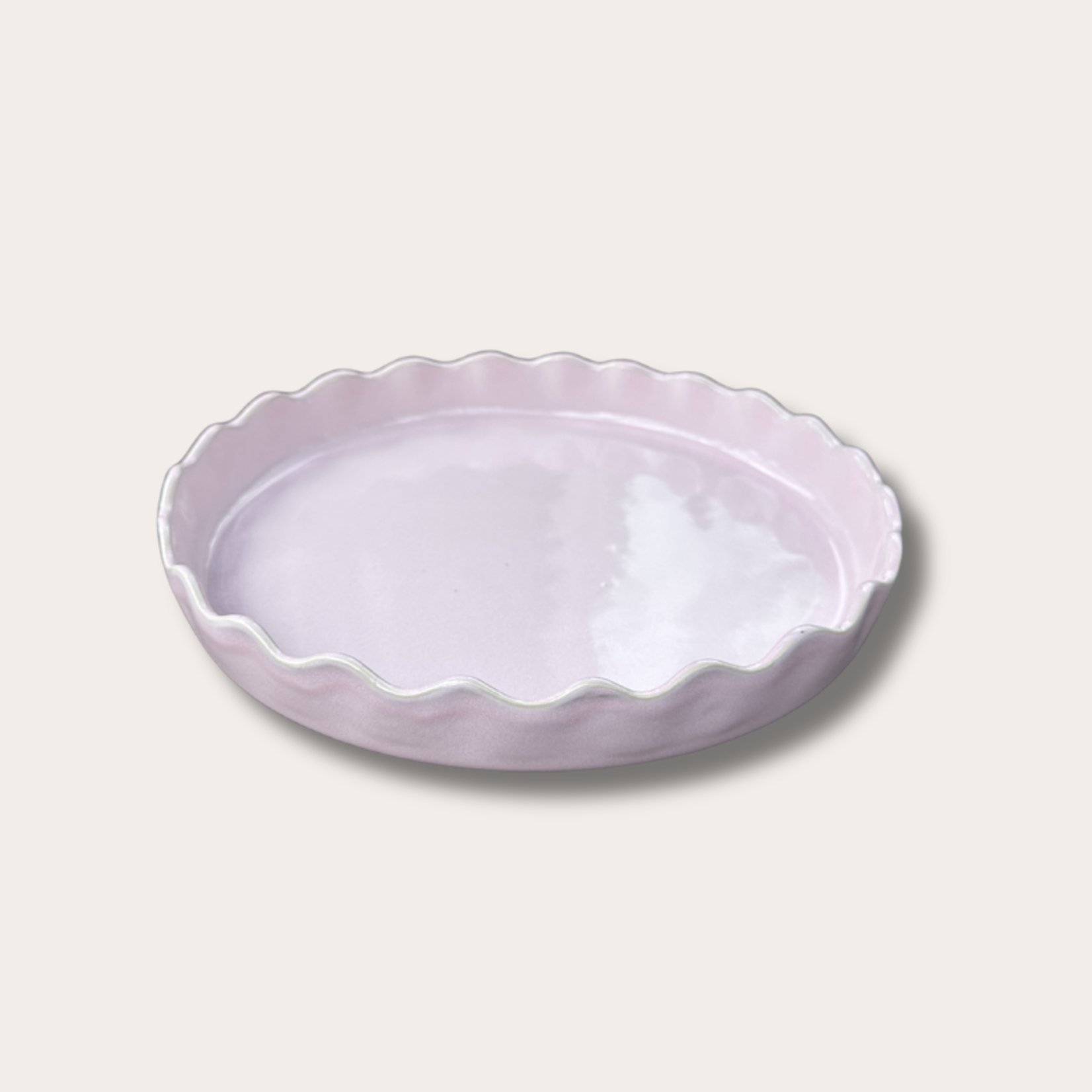 Taartschaal Moris - Rosé Fondant - S