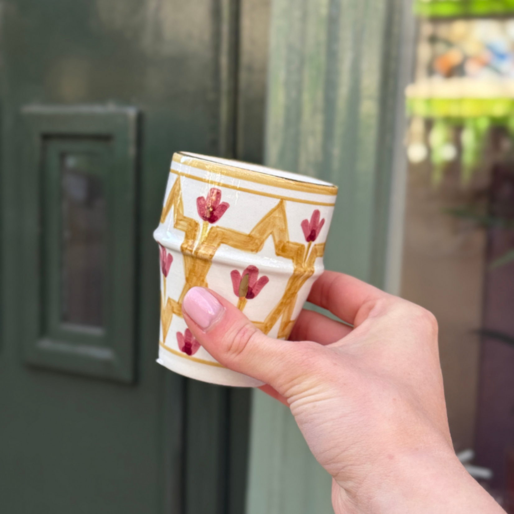 Chabi Chic Chabi Chic - mokje S - geel/bordeaux