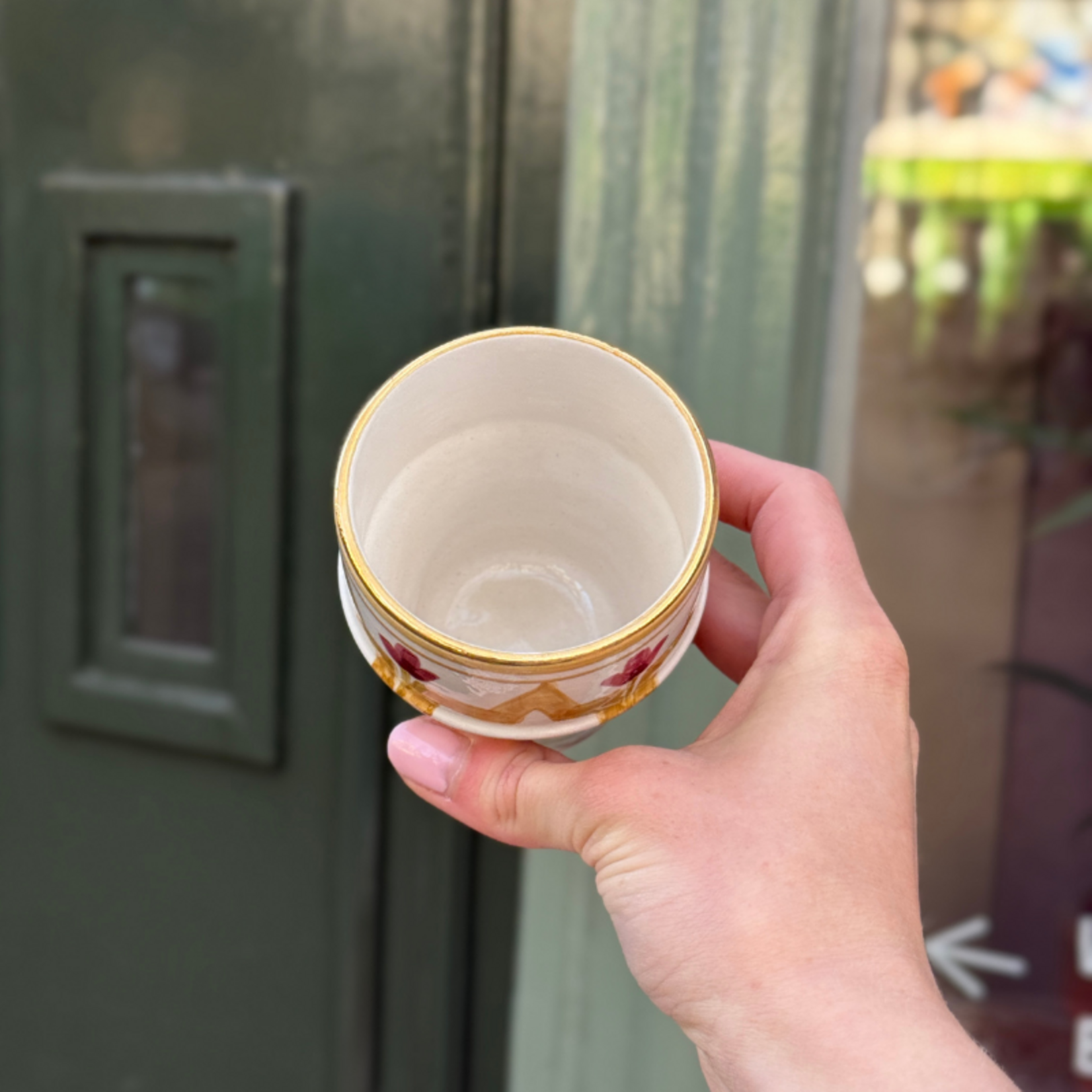 Chabi Chic Chabi Chic - mokje S - geel/bordeaux