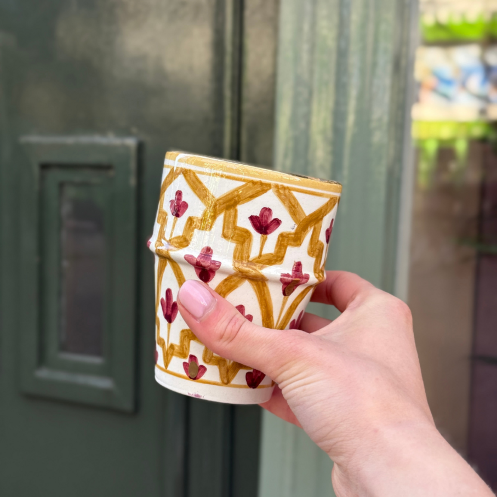 Chabi Chic Chabi Chic - mokje M - geel/bordeaux