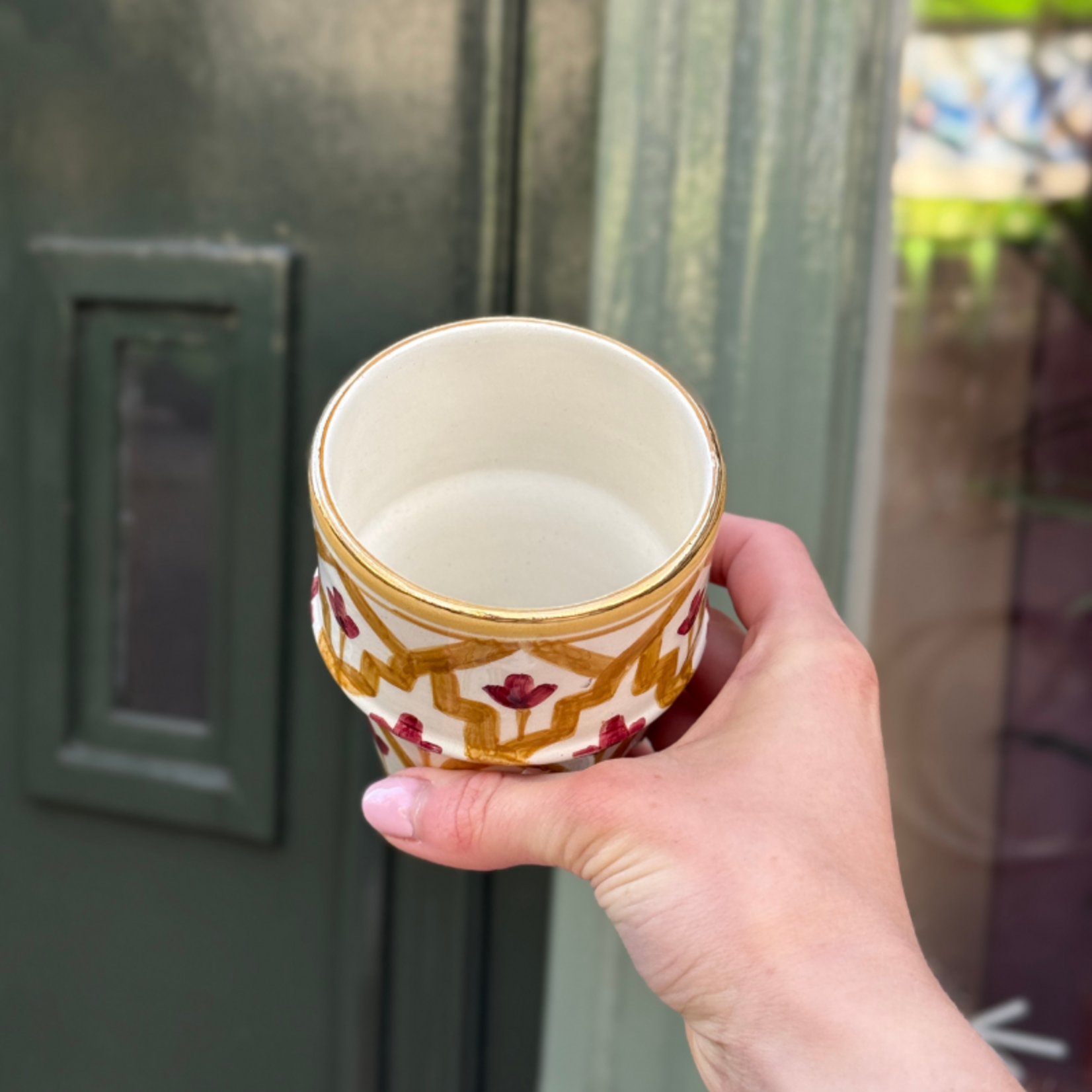 Chabi Chic Chabi Chic - mokje M - geel/bordeaux