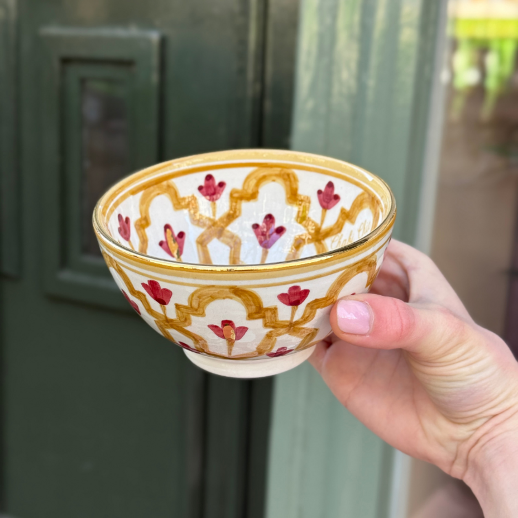 Chabi Chic Chabi Chic - schaaltje small - geel/bordeaux