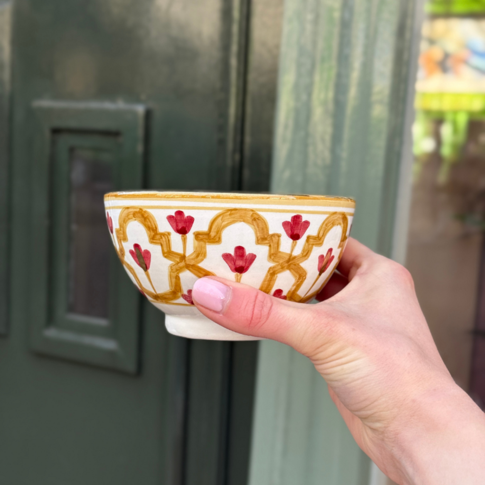 Chabi Chic Chabi Chic - schaaltje small - geel/bordeaux