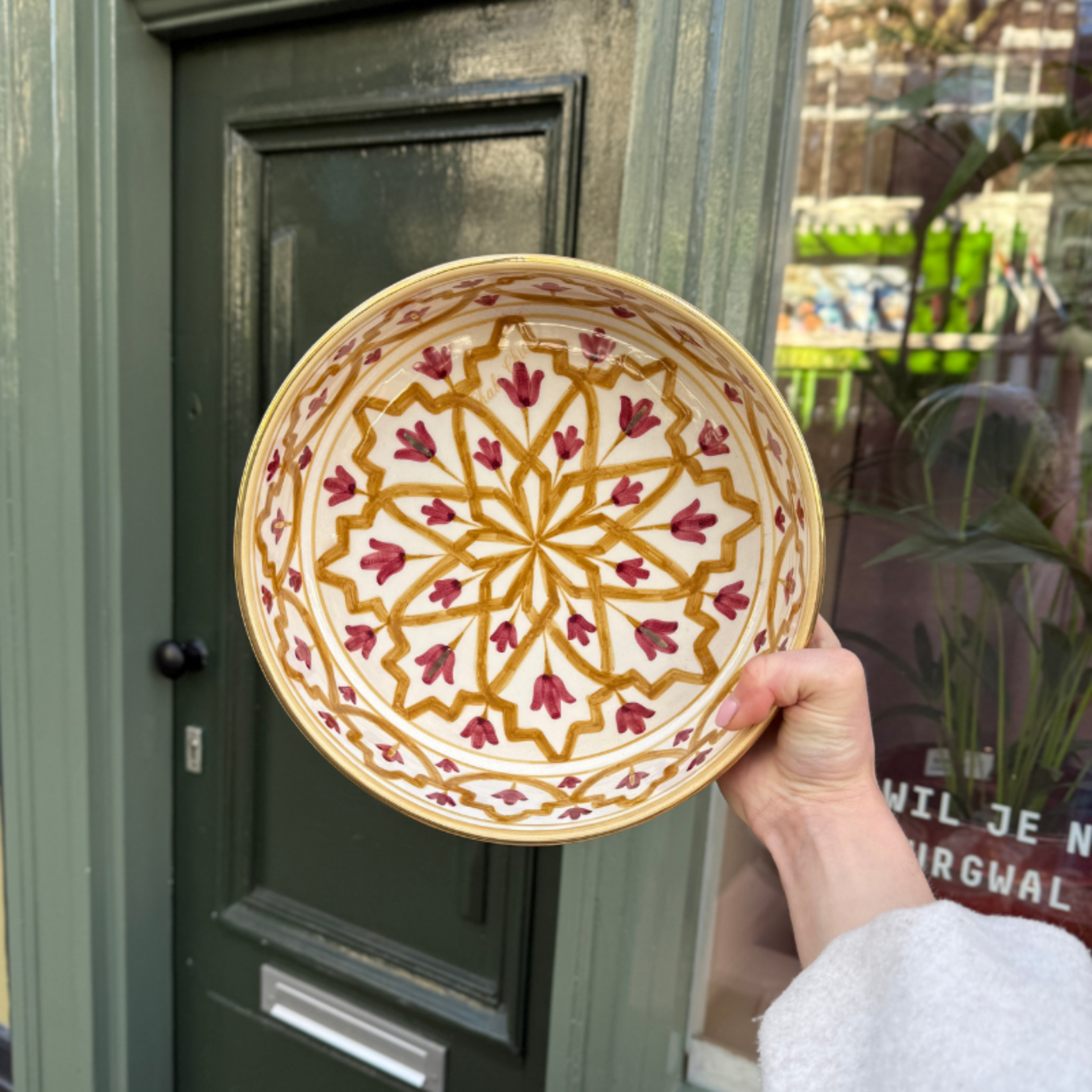 Chabi Chic Chabi Chic - schaal groot - geel/bordeaux