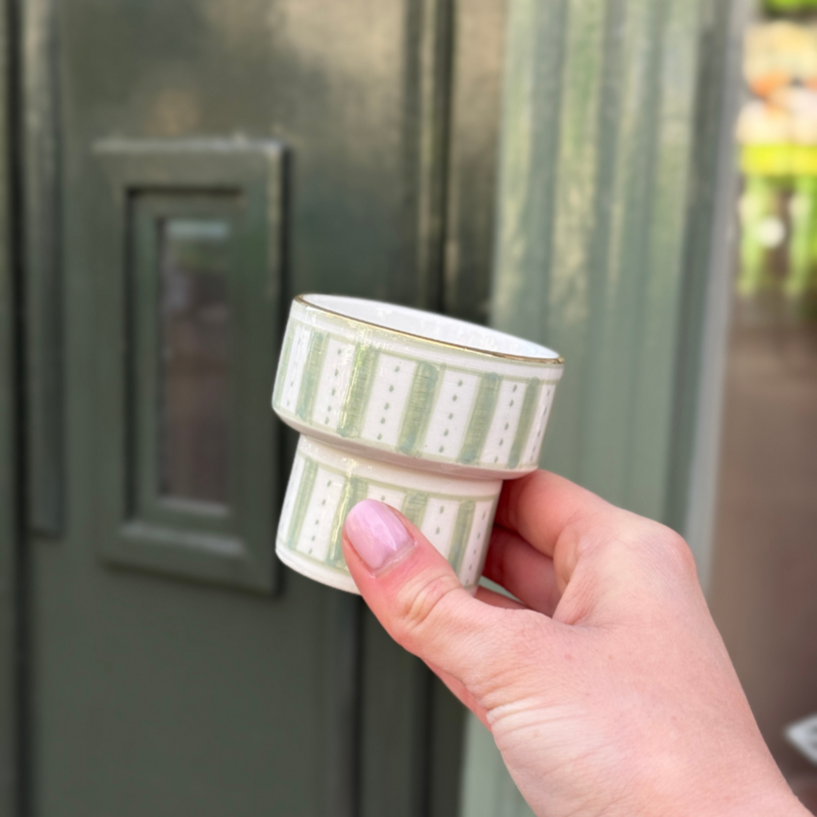 Chabi Chic Chabi Chic - schaaltje op voet - mint