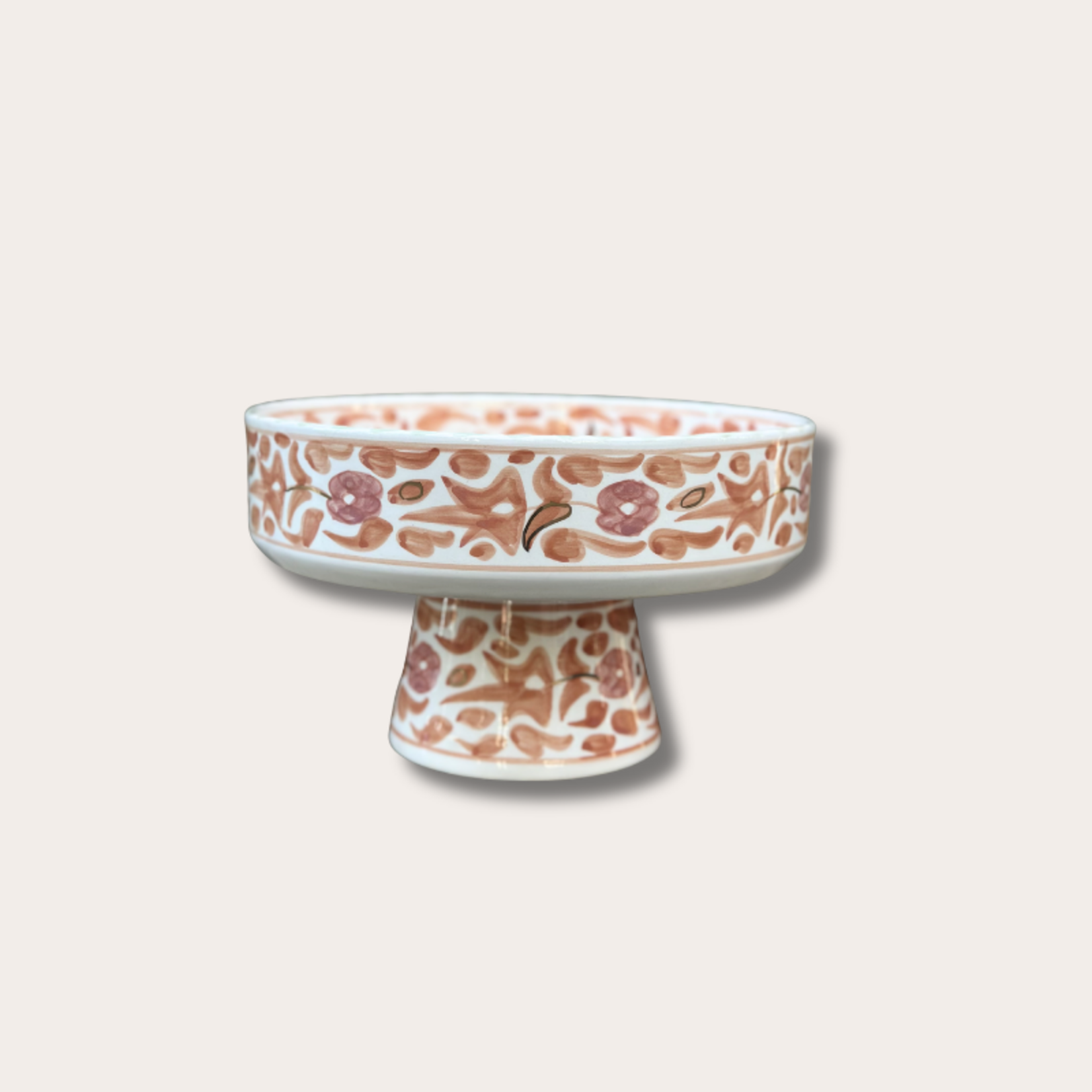 Chabi Chic Chabi Chic - saladeschaal op voet - peach