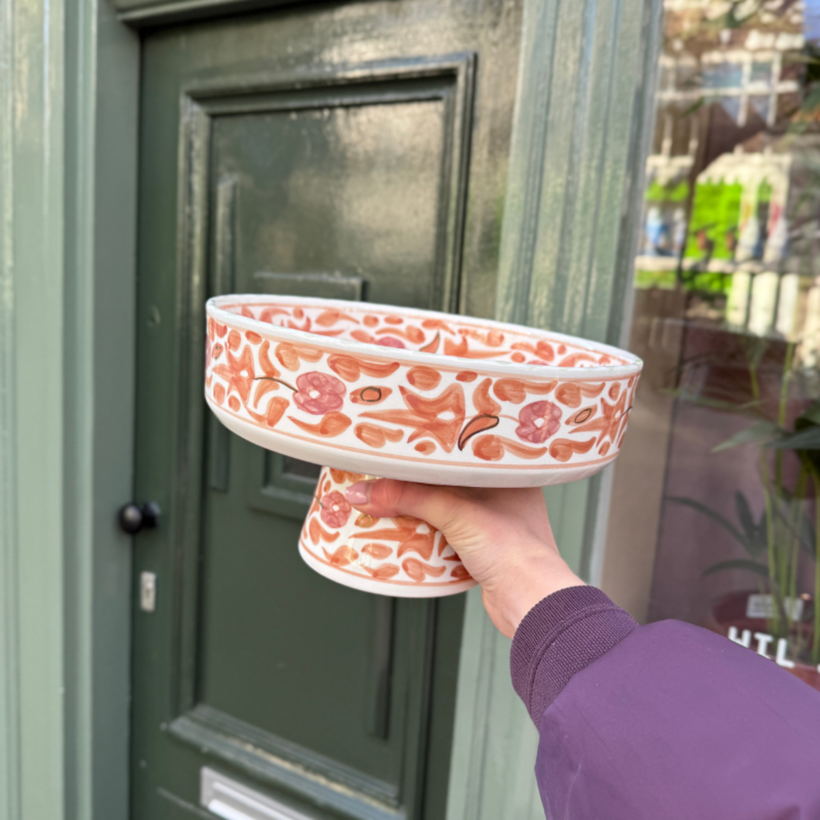 Chabi Chic Chabi Chic - saladeschaal op voet - peach