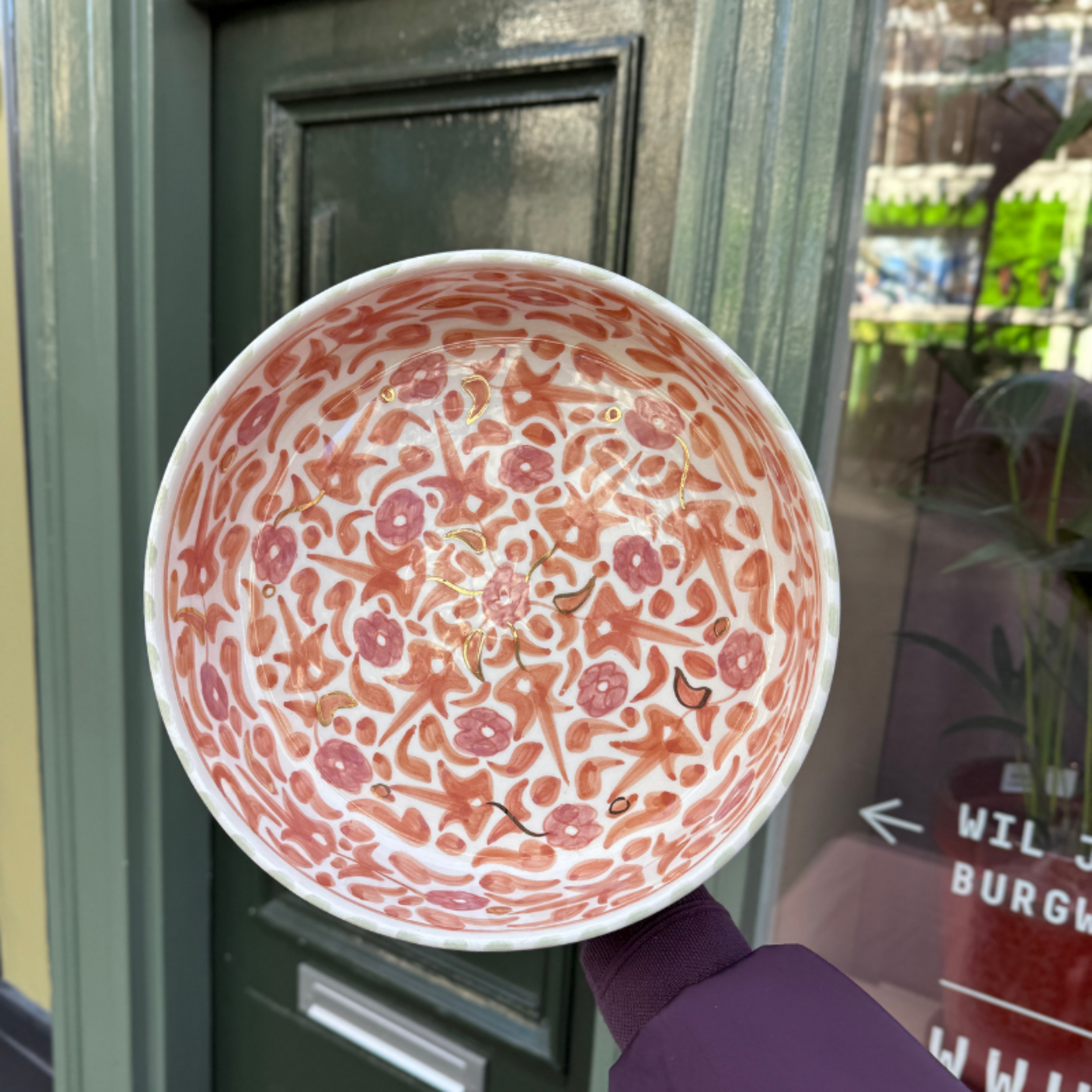 Chabi Chic Chabi Chic - saladeschaal op voet - peach