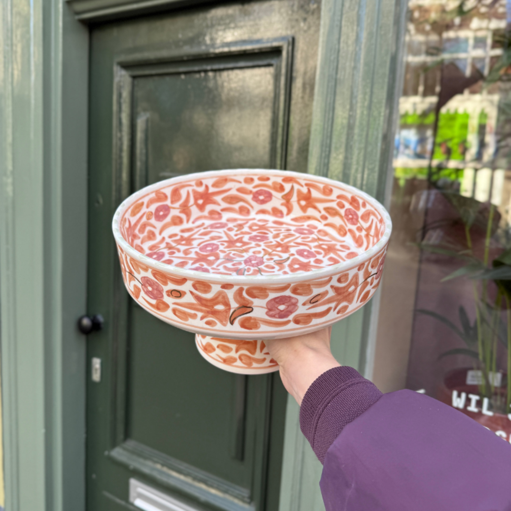 Chabi Chic Chabi Chic - saladeschaal op voet - peach