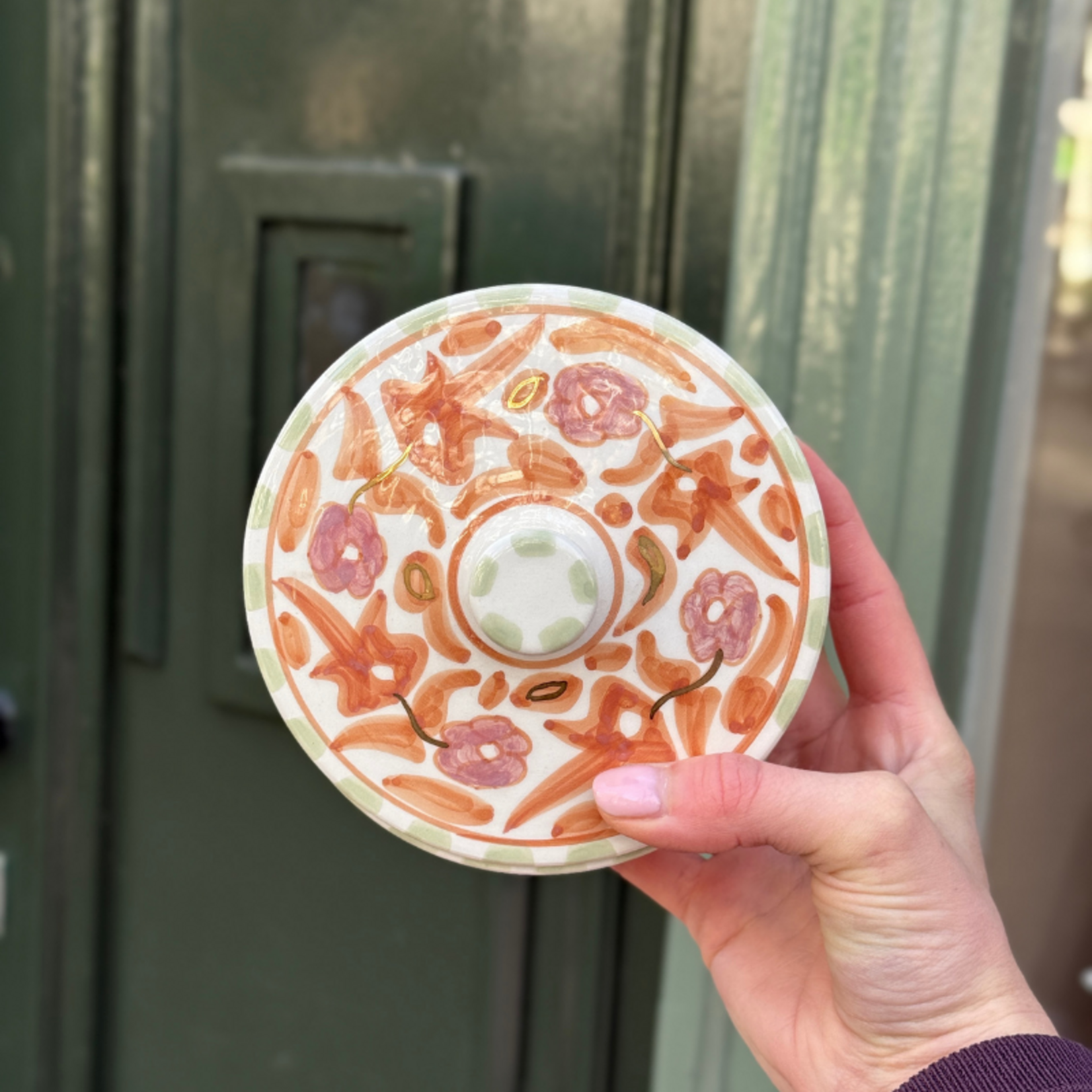 Chabi Chic Chabi Chic - voorraadpot op voet - peach