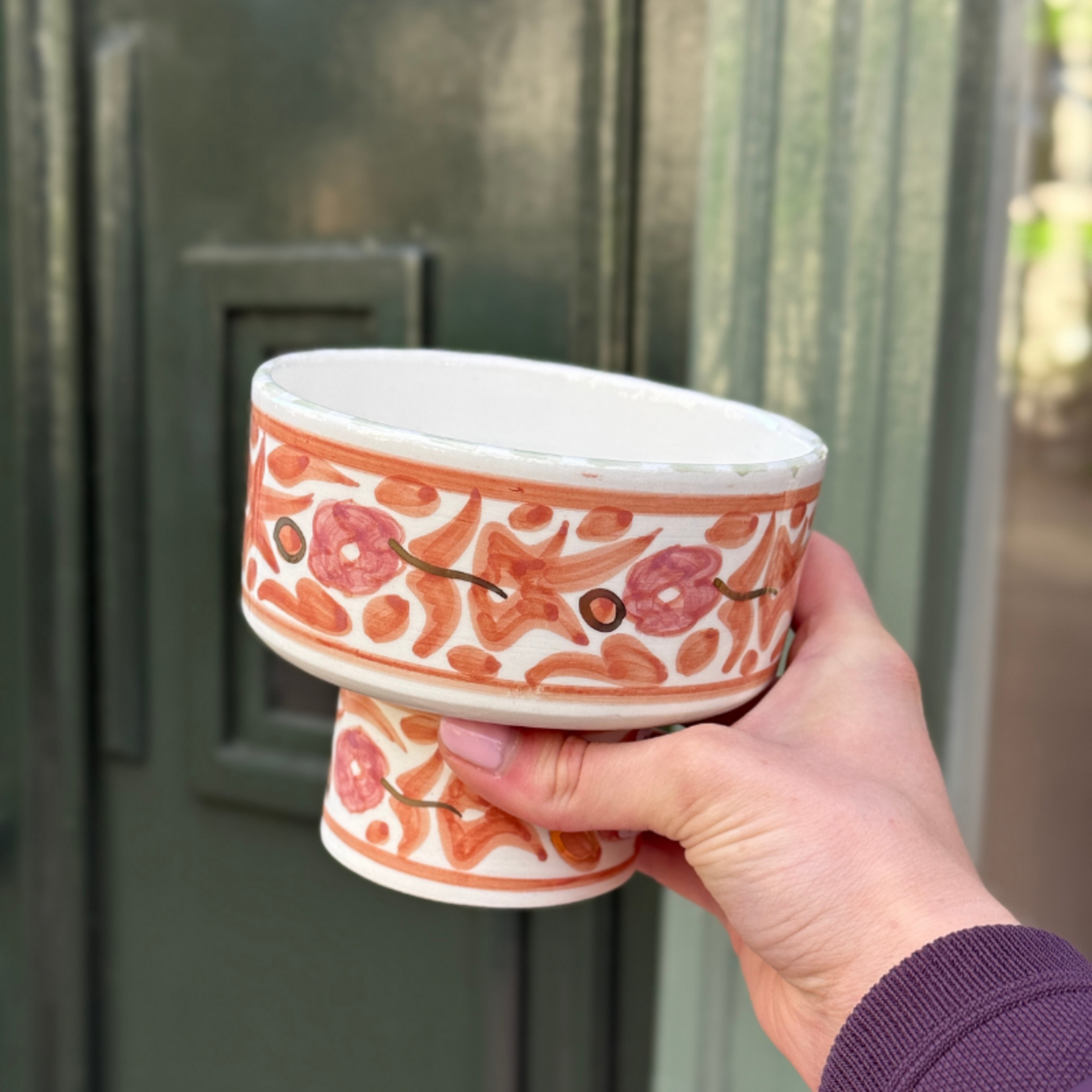 Chabi Chic Chabi Chic - voorraadpot op voet - peach